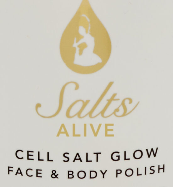 Cell Salt Glow Scrub 13.5 oz 400ml Label